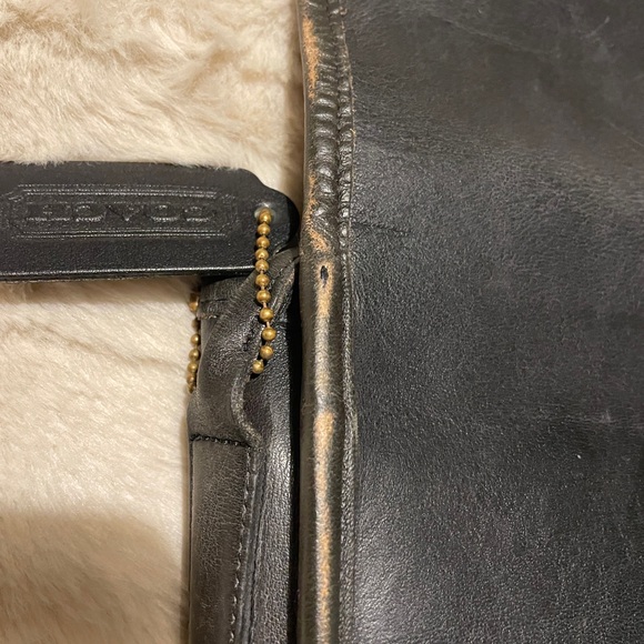 Coach Vintage Compact Pouch in Black - Picture 5 of 12